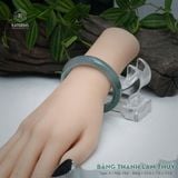  Vòng Khối Ngọc Phỉ Thúy Băng Thanh Lam Thủy Cao Cấp Bản Hẹ KT: 10.6 x 7.6 x 53.6 (Không Kén Mệnh) 2606807 