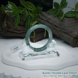  Vòng Khối Ngọc Phỉ Thúy Băng Thanh Lam Thủy Cao Cấp Bản Hẹ KT: 10.7 x 7.8 x 52.9 (Không Kén Mệnh) 2606804 