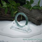  Vòng Khối Ngọc Phỉ Thúy Băng Thanh Lam Thủy Cao Cấp Bản Hẹ KT: 10.7 x 7.8 x 52.9 (Không Kén Mệnh) 2606804 