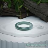  Vòng Khối Ngọc Phỉ Thúy Băng Thanh Lam Thủy Cao Cấp Bản Hẹ KT: 10.7 x 7.8 x 52.9 (Không Kén Mệnh) 2606804 