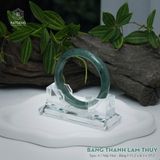  Vòng Khối Ngọc Phỉ Thúy Băng Thanh Lam Thủy Cao Cấp Bản Hẹ KT: 11.2 x 8.3 x 57.1 (Không Kén Mệnh) 2606809 