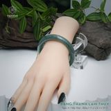  Vòng Khối Ngọc Phỉ Thúy Băng Thanh Lam Thủy Cao Cấp Bản Hẹ KT: 11.2 x 8.3 x 57.1 (Không Kén Mệnh) 2606809 