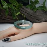  Vòng Khối Ngọc Phỉ Thúy Băng Thanh Lam Thủy Cao Cấp Bản Hẹ KT: 11 x 8.3 x 57.1 (Không Kén Mệnh) 2606806 