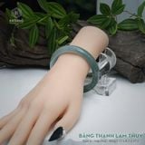  Vòng Khối Ngọc Phỉ Thúy Băng Thanh Lam Thủy Cao Cấp Bản Hẹ KT: 11 x 8.3 x 57.1 (Không Kén Mệnh) 2606806 