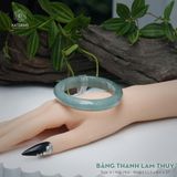  Vòng Khối Ngọc Phỉ Thúy Băng Thanh Lam Thủy Cao Cấp Bản Hẹ KT: 12.5 x 8.6 x 57 (Không Kén Mệnh) 2606805 