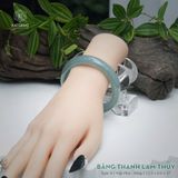  Vòng Khối Ngọc Phỉ Thúy Băng Thanh Lam Thủy Cao Cấp Bản Hẹ KT: 12.5 x 8.6 x 57 (Không Kén Mệnh) 2606805 