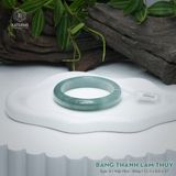  Vòng Khối Ngọc Phỉ Thúy Băng Thanh Lam Thủy Cao Cấp Bản Hẹ KT: 12.5 x 8.6 x 57 (Không Kén Mệnh) 2606805 