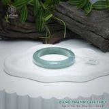  Vòng Khối Ngọc Phỉ Thúy Băng Thanh Lam Thủy Cao Cấp Bản Hẹ KT: 12.5 x 8.6 x 57 (Không Kén Mệnh) 2606805 