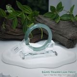  Vòng Khối Ngọc Phỉ Thúy Băng Thanh Lam Thủy Cao Cấp Bản Hẹ KT: 12.5 x 8.6 x 57 (Không Kén Mệnh) 2606805 