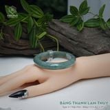  Vòng Khối Ngọc Phỉ Thúy Băng Thanh Lam Thủy Cao Cấp Bản Hẹ KT: 12 x 8.2 x 57.2 (Không Kén Mệnh) 2606808 