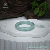  Vòng Khối Ngọc Phỉ Thúy Băng Hoa Lam Thiên Cao Cấp Bản Hẹ 12.3 x 7.7 x 54.1 (Không Kén Mệnh) 2605222 