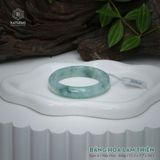  Vòng Khối Ngọc Phỉ Thúy Băng Hoa Lam Thiên Cao Cấp Bản Hẹ 12.3 x 7.7 x 54.1 (Không Kén Mệnh) 2605222 