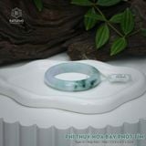  Vòng Khối Ngọc Phỉ Thúy Hoa Bay Phớt Tím Cao Cấp Bản Hẹ 12.4 x 8.5 x 52.4 (Không Kén Mệnh) 2606792 