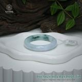  Vòng Khối Ngọc Phỉ Thúy Hoa Bay Phớt Tím Cao Cấp Bản Hẹ 12.4 x 8.5 x 52.4 (Không Kén Mệnh) 2606792 
