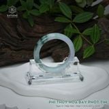  Vòng Khối Ngọc Phỉ Thúy Hoa Bay Phớt Tím Cao Cấp Bản Hẹ 12.4 x 8.5 x 52.4 (Không Kén Mệnh) 2606792 
