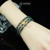  Vòng Chuỗi Ngọc Phỉ Thúy Hoa Bay 4.2 Li Mix Bi Kim Tiền, Hạt Gạo Vàng Chữ Phát Và Cỏ Bốn Lá Vàng Trang Sức (Không Kén Mệnh) 1-127027 