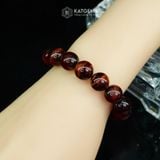  Vòng Đơn Đá Mắt Hổ Nâu Đỏ 12.4Li (Hỏa, Thổ) 131001 