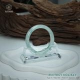  Vòng Khối Ngọc Phỉ Thúy Hoa Bay Cao Cấp Bản Hẹ KT: 11.4 x 8.3 x 56.8 (Không Kén Mệnh) 2614395 