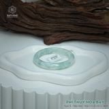  Vòng Khối Ngọc Phỉ Thúy Hoa Bay Cao Cấp Bản Hẹ KT: 11.4 x 8.3 x 56.8 (Không Kén Mệnh) 2614395 