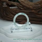  Vòng Khối Ngọc Phỉ Thúy Hoa Bay Điểm Hoàng Phỉ Cao Cấp Bản Hẹ KT: 12.1 x 8.1 x 54.1  (Không Kén Mệnh) 2614394 