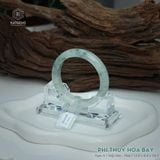  Vòng Khối Ngọc Phỉ Thúy Hoa Bay Cao Cấp Bản Hẹ KT: 12 x 8.4 x 54.5 (Không Kén Mệnh) 2614390 