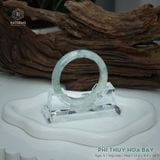  Vòng Khối Ngọc Phỉ Thúy Hoa Bay Cao Cấp Bản Hẹ KT: 12 x 8.4 x 54.5 (Không Kén Mệnh) 2614390 