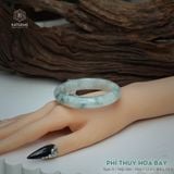  Vòng Khối Ngọc Phỉ Thúy Hoa Bay Cao Cấp Bản Hẹ KT: 12 x 8.4 x 54.5 (Không Kén Mệnh) 2614390 