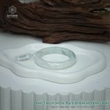  Vòng Khối Ngọc Phỉ Thúy Hoa Bay Điểm Hoàng Phỉ Cao Cấp Bản Hẹ KT: 12.1 x 8.4 x 56.7  (Không Kén Mệnh) 2614393 