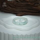  Vòng Khối Ngọc Phỉ Thúy Hoa Bay Điểm Hoàng Phỉ Cao Cấp Bản Hẹ KT: 12.1 x 8.4 x 56.7  (Không Kén Mệnh) 2614393 