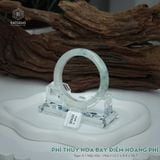  Vòng Khối Ngọc Phỉ Thúy Hoa Bay Điểm Hoàng Phỉ Cao Cấp Bản Hẹ KT: 12.1 x 8.4 x 56.7  (Không Kén Mệnh) 2614393 