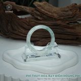  Vòng Khối Ngọc Phỉ Thúy Hoa Bay Điểm Hoàng Phỉ Cao Cấp Bản Hẹ KT: 12.1 x 8.4 x 56.7  (Không Kén Mệnh) 2614393 