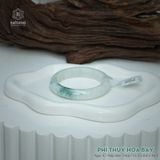  Vòng Khối Ngọc Phỉ Thúy Hoa Bay Cao Cấp Bản Hẹ KT: 12.2 x 8.8 x 56.3 (Không Kén Mệnh) 2614396 