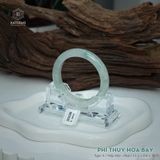  Vòng Khối Ngọc Phỉ Thúy Hoa Bay Cao Cấp Bản Hẹ KT: 12.2 x 8.6 x 56.7 (Không Kén Mệnh) 2614388 