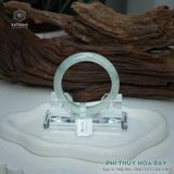  Vòng Khối Ngọc Phỉ Thúy Hoa Bay Cao Cấp Bản Hẹ KT: 12.2 x 8.6 x 56.7 (Không Kén Mệnh) 2614388 