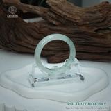  Vòng Khối Ngọc Phỉ Thúy Hoa Bay Cao Cấp Bản Hẹ KT: 12.2 x 8.6 x 56.7 (Không Kén Mệnh) 2614388 