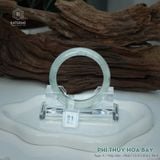  Vòng Khối Ngọc Phỉ Thúy Hoa Bay Cao Cấp Bản Hẹ KT: 12.2 x 8.6 x 56.4 (Không Kén Mệnh) 2614387 