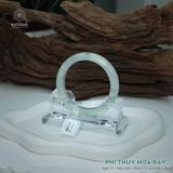  Vòng Khối Ngọc Phỉ Thúy Hoa Bay Cao Cấp Bản Hẹ KT: 12.2 x 8.6 x 56.4 (Không Kén Mệnh) 2614387 