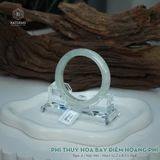  Vòng Khối Ngọc Phỉ Thúy Hoa Bay Điểm Hoàng Phỉ Cao Cấp Bản Hẹ KT: 12.2 x 8.5 x 56.8 (Không Kén Mệnh) 2614392 
