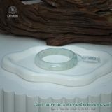  Vòng Khối Ngọc Phỉ Thúy Hoa Bay Điểm Hoàng Phỉ Cao Cấp Bản Hẹ KT: 12.2 x 8.5 x 56.8 (Không Kén Mệnh) 2614392 