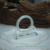  Vòng Khối Ngọc Phỉ Thúy Hoa Bay Điểm Hoàng Phỉ Cao Cấp Bản Hẹ KT: 12.2 x 8.5 x 56.8 (Không Kén Mệnh) 2614392 