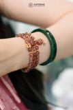  Bộ Trang Sức Nhẫn Và Vòng Chuỗi Đá Thạch Anh Tóc Đỏ (Hỏa, Thổ) 