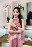  Bộ Trang Sức Nhẫn Và Vòng Chuỗi Đá Thạch Anh Tóc Đỏ (Hỏa, Thổ) 