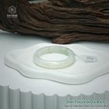  Vòng Khối Ngọc Phỉ Thúy Hoa Bay Cao Cấp Bản Hẹ KT: 12.2 x 8.5 x 56.4 (Không Kén Mệnh) 2614391 