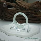  Vòng Khối Ngọc Phỉ Thúy Hoa Bay Cao Cấp Bản Hẹ KT: 12.1 x 8.3 x 56.8 (Không Kén Mệnh) 2614389 
