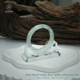  Vòng Khối Ngọc Phỉ Thúy Hoa Bay Điểm Hoàng Phỉ Cao Cấp Bản Hẹ KT: 12.2 x 8.4 x 56.7 (Không Kén Mệnh) 2614387 