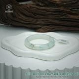  Vòng Khối Ngọc Phỉ Thúy Hoa Bay Điểm Hoàng Phỉ Cao Cấp Bản Hẹ KT: 12.2 x 8.4 x 56.7 (Không Kén Mệnh) 2614387 