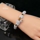  Vòng Dây Cáp Ngọc Tím Tử La Lan Ngũ Điếu Mix Hồ Ly, Túi Tiền Lu Thống, Cỏ 4 Lá (Không Kén Mệnh) 