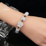  Vòng Dây Cáp Ngọc Tím Tử La Lan Ngũ Điếu Mix Hồ Ly, Cỏ 4 Lá (Không Kén Mệnh) 