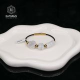  Vòng Dây Cáp Ngọc Tím Tử La Lan Ngũ Điếu Mix Cỏ Bốn Lá Và Bà Hồ Ly Phượng VIP (Không Kén Mệnh) 