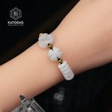  Vòng Dây Cáp Ngọc Tím Tử La Lan Ngũ Điếu Mix Cỏ Bốn Lá Và Bà Hồ Ly Phượng VIP (Không Kén Mệnh) 